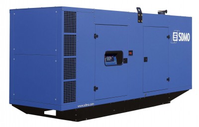 Дизельный генератор SDMO V500C2 в кожухе с АВР